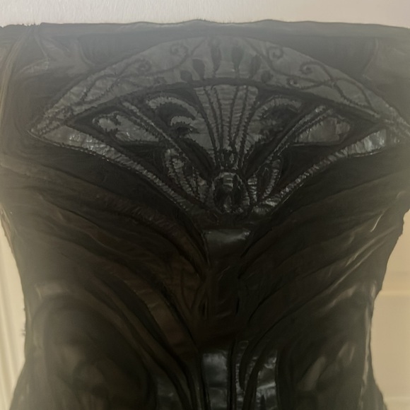 Ralph Lauren collection purple labelElegant Black Strapless Dress - Picture 2 of 12